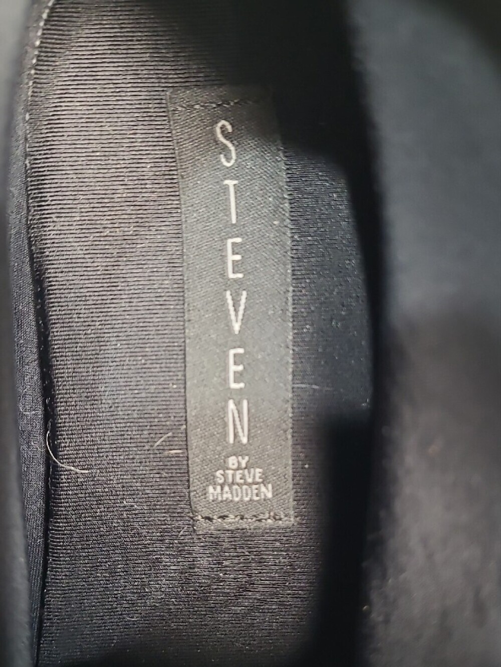 Steven by Steve Madden Kalea-F Black Suede Faux Fur High-Top Sneakers - Size 8.5 - Picture 10 of 11